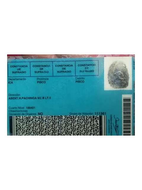 ID Document (Back)